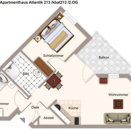 Ostseebad Kühlungsborn Apartmenthaus Atlantik Apartmenthaus Atlantik 213 מראה חיצוני תמונה