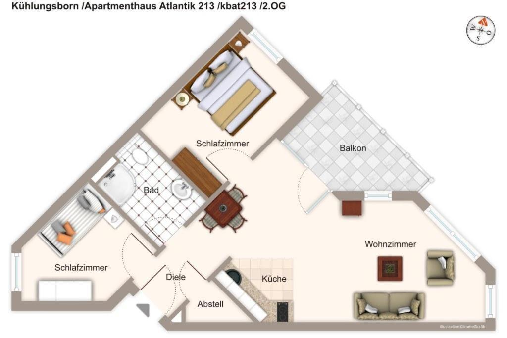 Ostseebad Kühlungsborn Apartmenthaus Atlantik Apartmenthaus Atlantik 213 מראה חיצוני תמונה